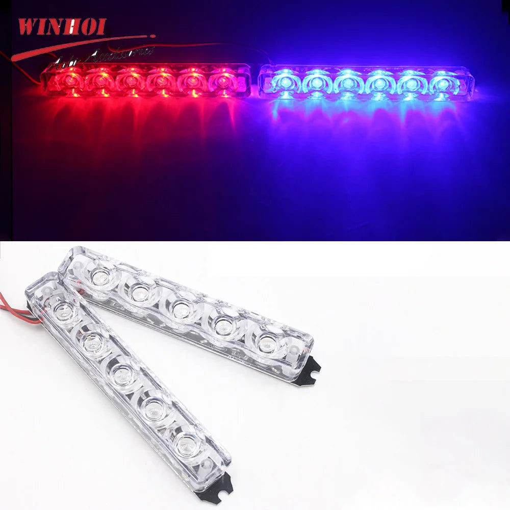 Warning Strobe Bar 12V Amber Flashing Beacon Stroboscope