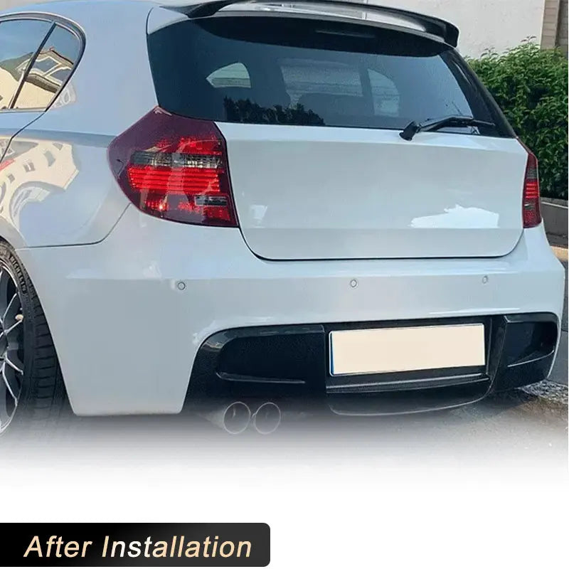 For BMW 1 Series E87 M-Sport Rear Bumper Diffuser Lip Spoiler
