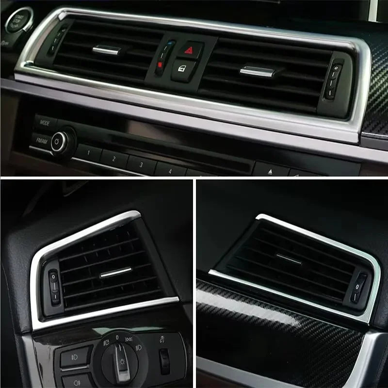 For BMW 5 Series F10 Interior Console Multimedia Ac Cd Panel