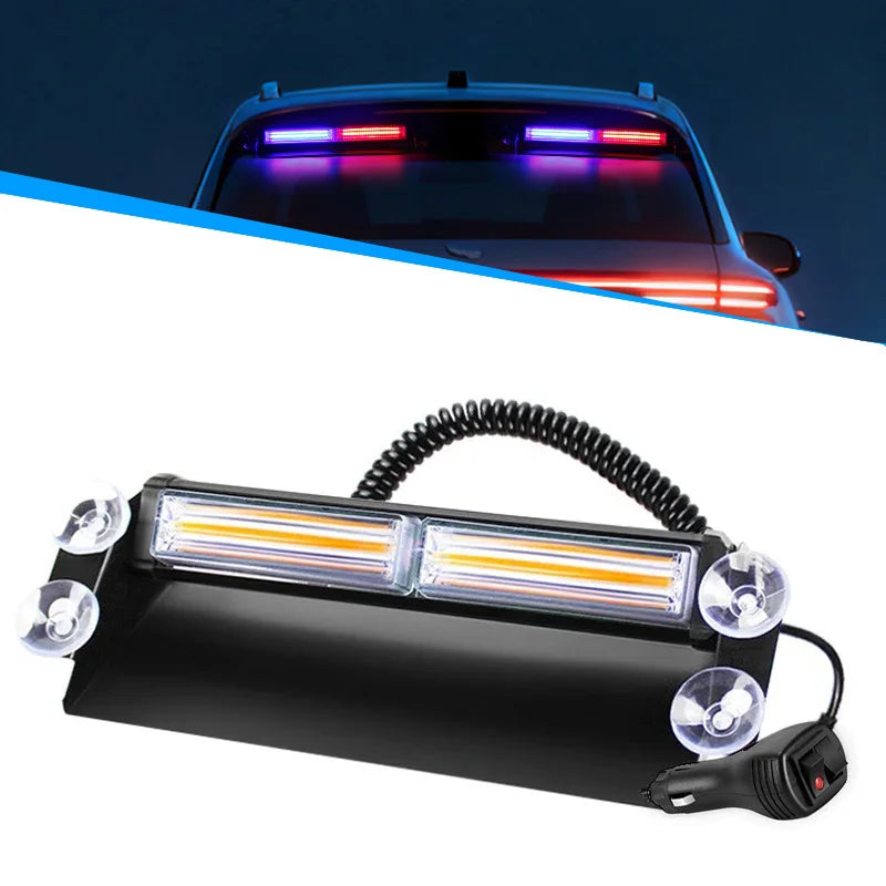 Strobe Flasher Windshield Day Running Flashing Warning Signal