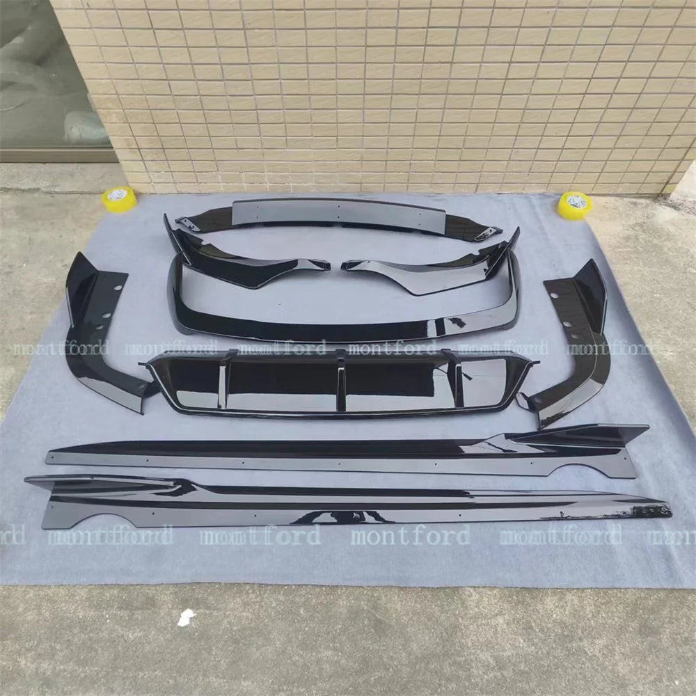 For BMW X5 G05 2018-2023 Black Aoro Kits Front Splitter Side