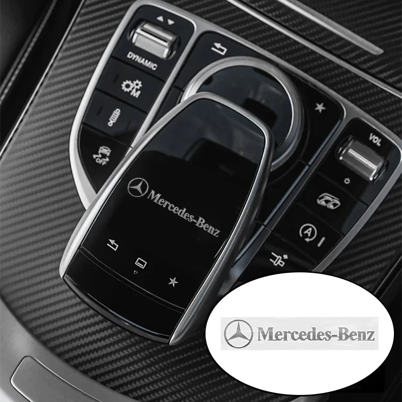 For Mercedes Benz Amg A B 3D Metal Emblem Sticker Interior