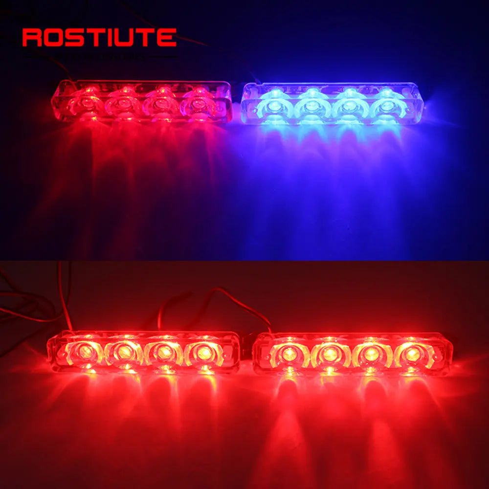 For Motorcycle Scooter 2PCS Strobe Safati Flasher Stroboscopes