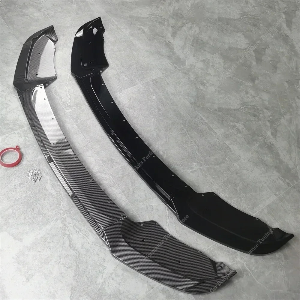 For BMW X3 F25 X4 F26 3PCS ABS Front Bumper Lip Splitter Spoiler