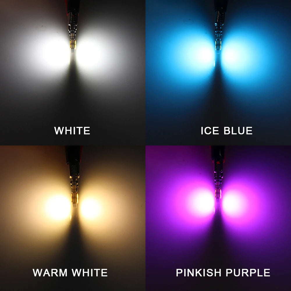 Bmtxms 10PCS Canbus 194 501 T10 W5W Bulb No