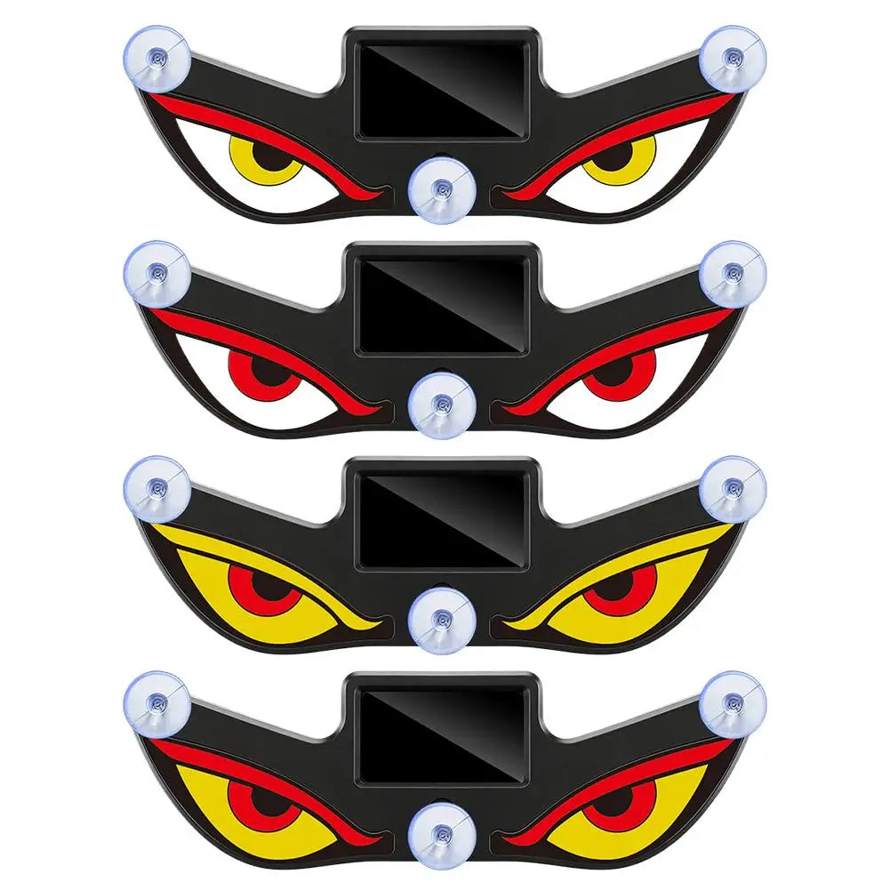 Solar Powered Devil Eye Warning Ambient Window Fun Stylish