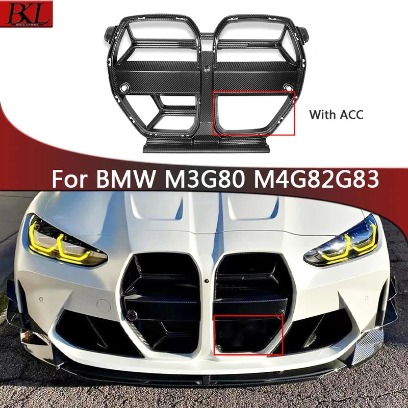 For BMW M3 G80 M4 G82 G83 Dry Carbon Fiber Grille Csl Racing