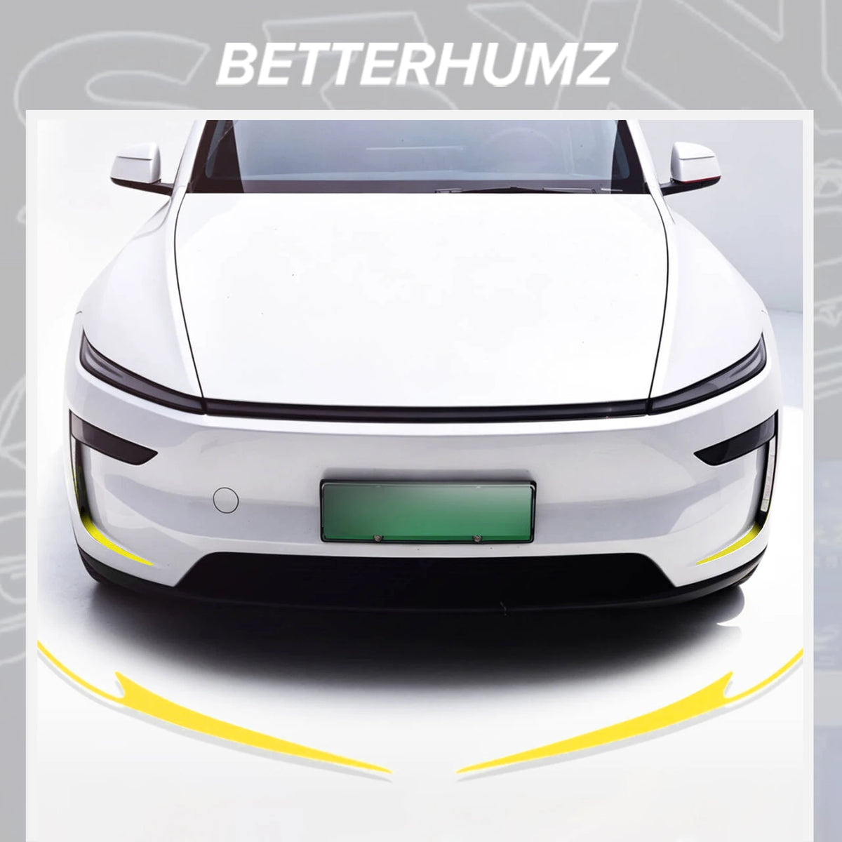 For Tesla Model Y Juniper 2025 Head Front Wind Knife Trim
