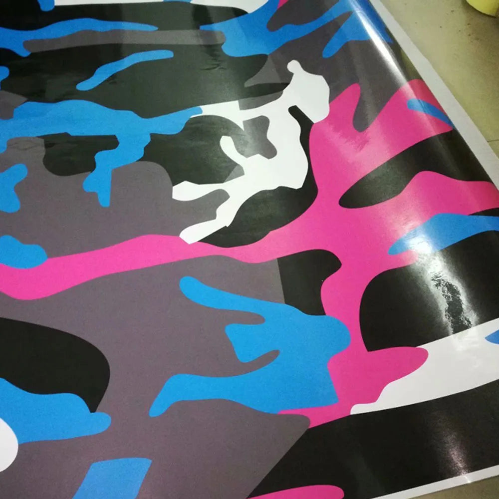 Sizes Digital Printing Vinyl Sticker Camo Graphics Self Adhesive