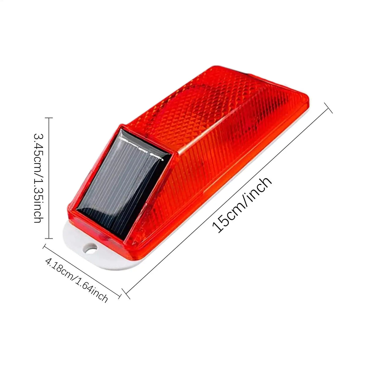 1PC Warning Strobe Solar Powered Flash Traffic Caution Bridge