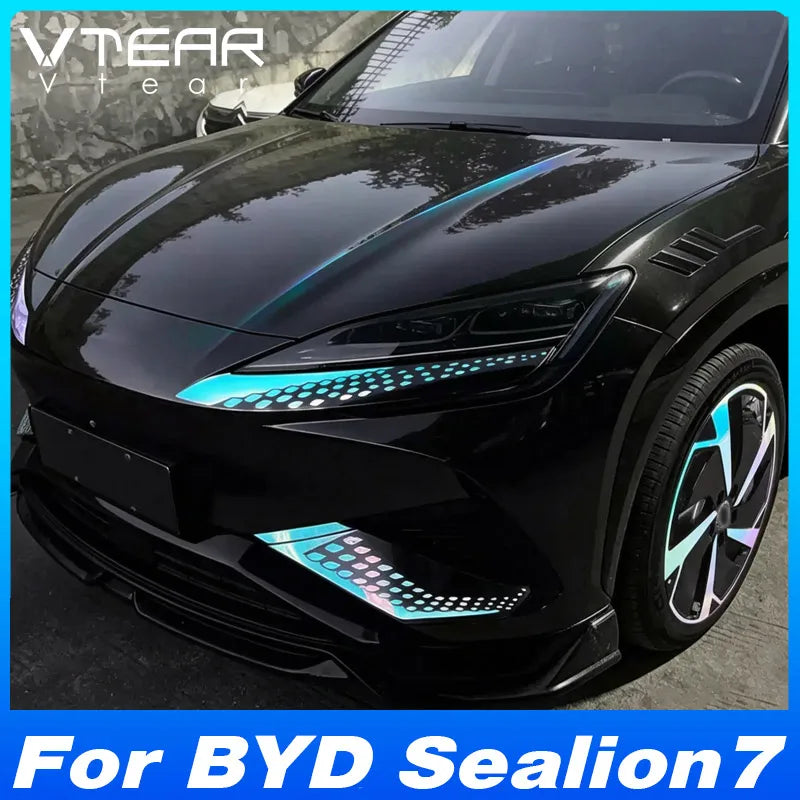 For BYD Sealion 7 2024-2026 Headlight Color Changing Laser Film