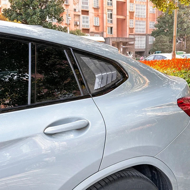For BMW X4 G02 2018+ Rear Window Shutter Cover Trim Louver Side