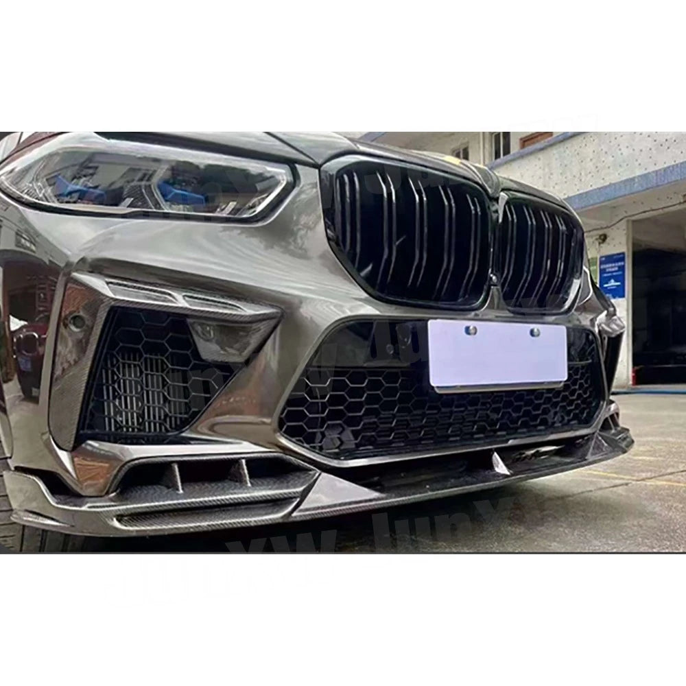 For BMW F95 X5M 2020-2022 Frp Dry Carbon Fiber Rear Bumper