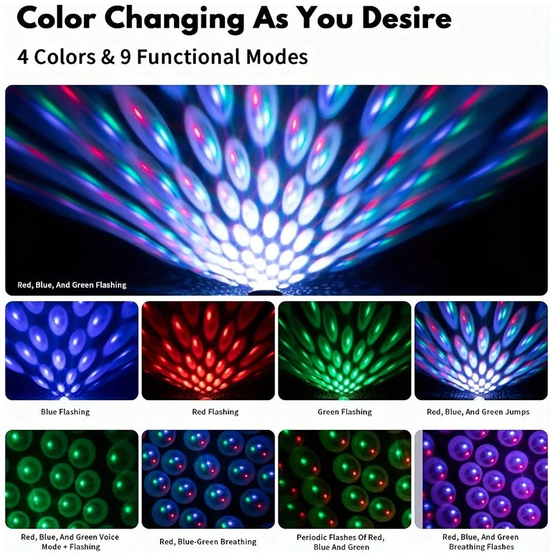 Multicolor Projection MINI USB Star Night Roof Galaxy Interior