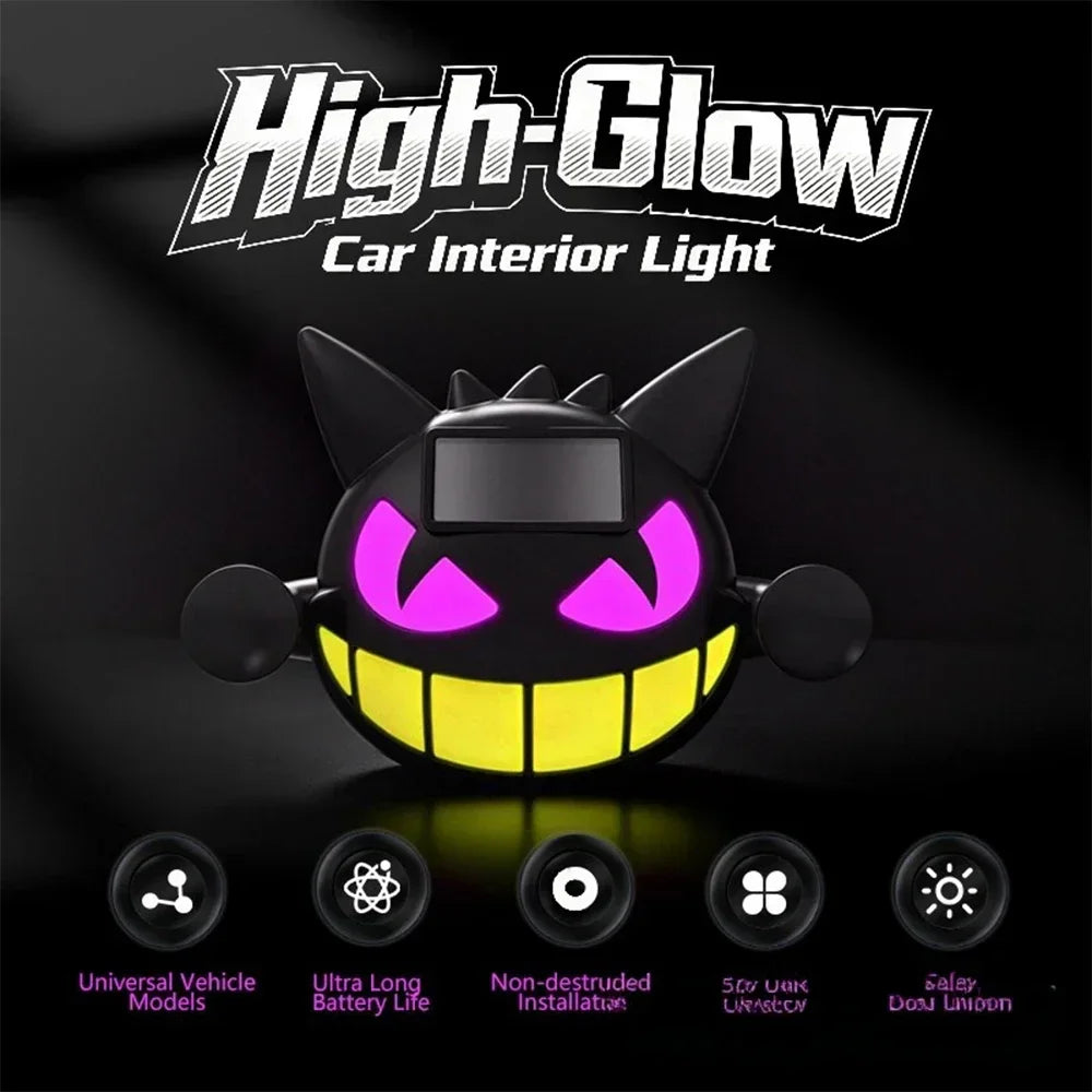1PCS Solar type-c Dual Charging Demon Eye Window Atmosphere
