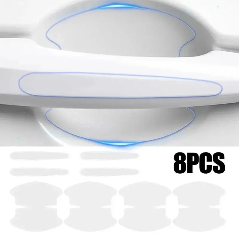Tpu Material Door Handle Sticker Clear Transparent Protection