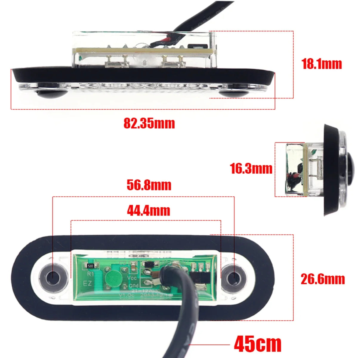 For Kelsa Bars Waterproof 12V 24V Side Marker Clearance