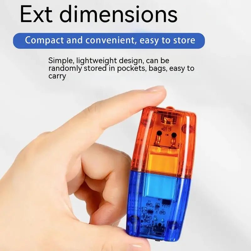 For Night Use USB Rechargeable Safety Flashing Clip Waterproof