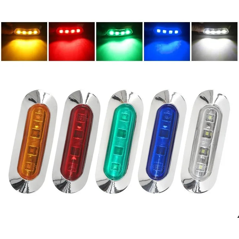 5PCS Truck Trailer 10v-30v Waterproof Signal Indicator Width Smd
