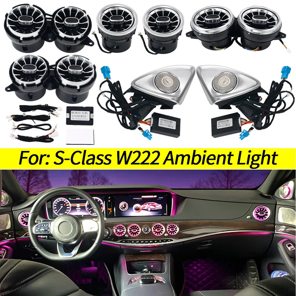 For Mercedes Benz S-Class W222 S350 S450 S560 S680 Ambient Air