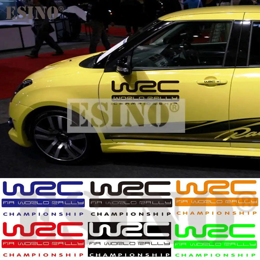Creative Decal Wrc Fia World Rally Championship Pvc 3D