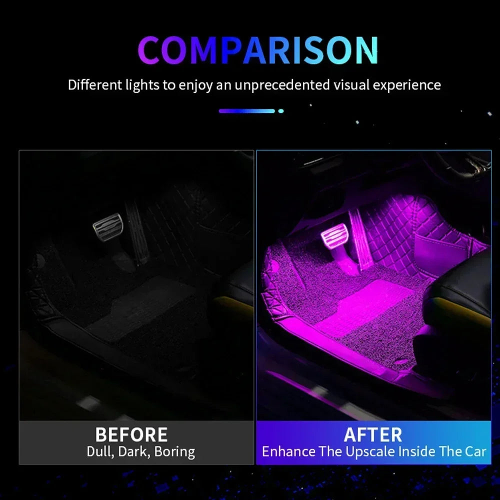 Interior Ambient Foot Strip Kit Backlight