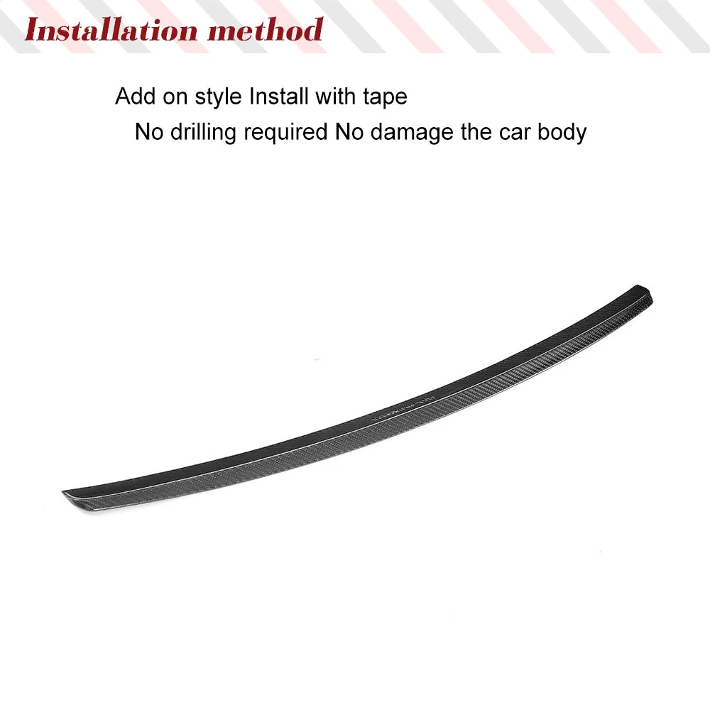 For BMW X5 F15 Base M Sport 2014-2018 Carbon Fiber Roof Spoiler