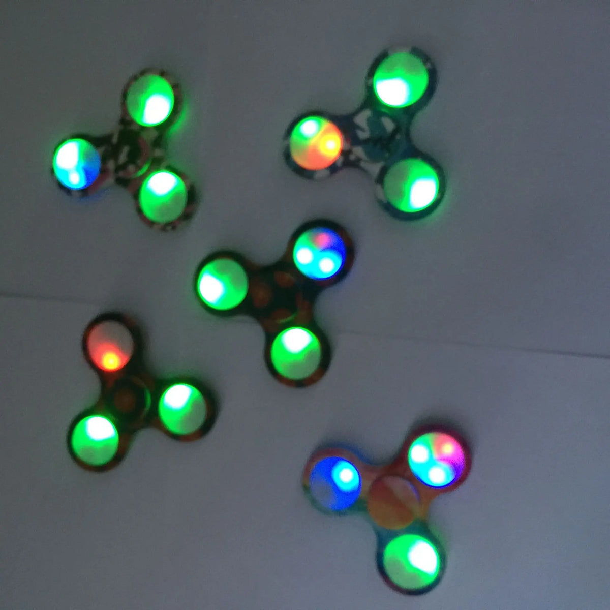 For Children ABS Luminous Fidget Spinner Hand Spinners Glow In