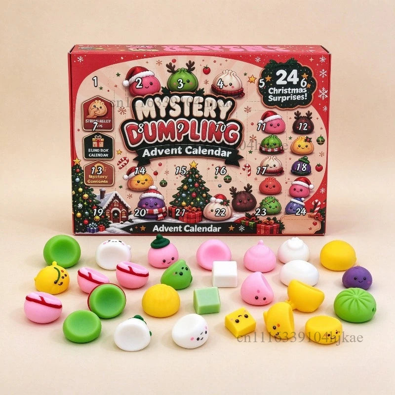 Christmas Squishies Advent Calendar 24 Days Countdown Adviento