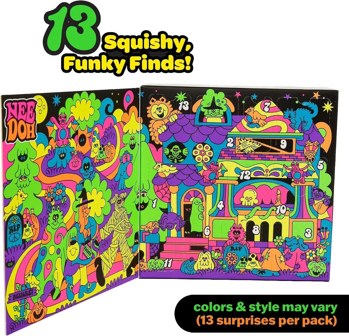 Needoh Funky Frights Halloween Advent Calendar Days Spooky