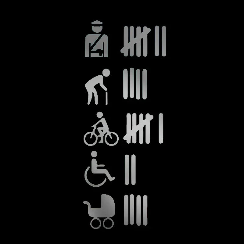18CM Motorcycle Sticker Stroke List Tally Tuning Sunscreen