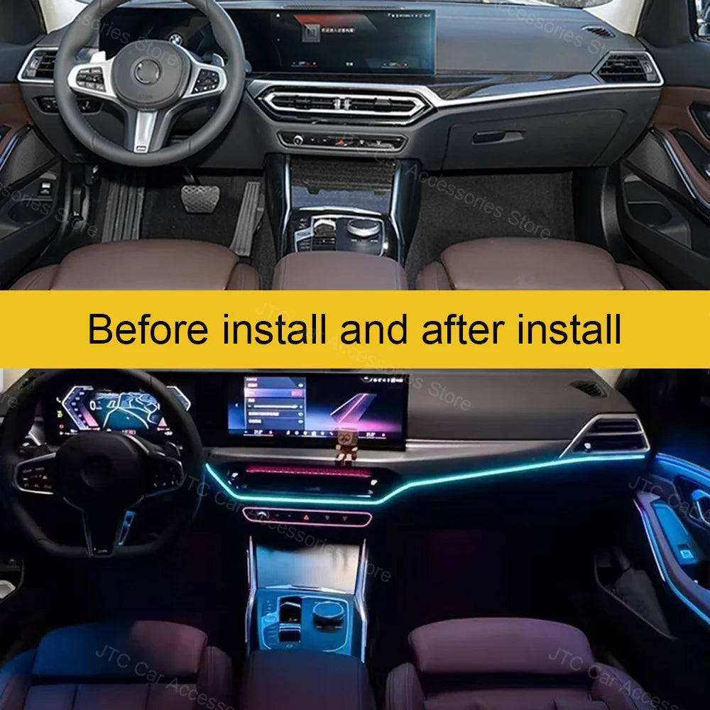 For BMW Center Console Dash Ambient Series G20 G22 G26 M3