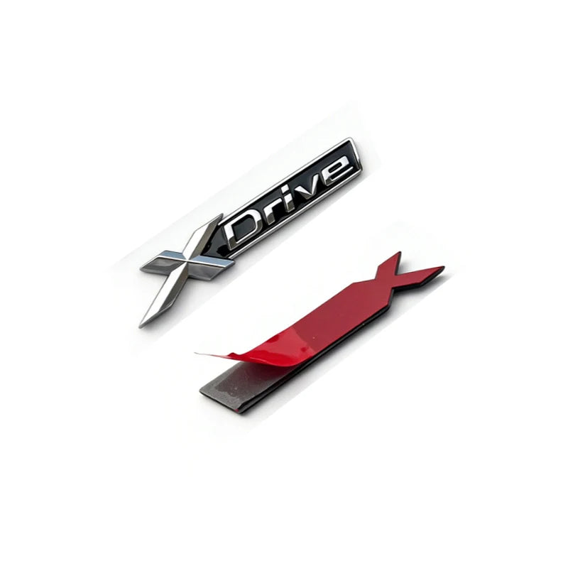 For BMW X1 X3 X5 X6 1X ABS Chrome Xdrive Emblem Trim Sticker X