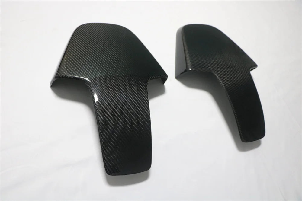 For BMW M8 F91 F97 F98 Dry Carbon SEAT Back Covers Trims Fiber