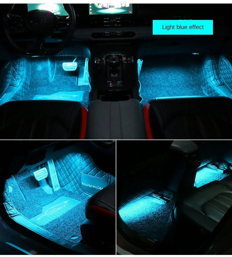 IN1 Atmosphere Foot USB Lighter Environment Interior Ambient