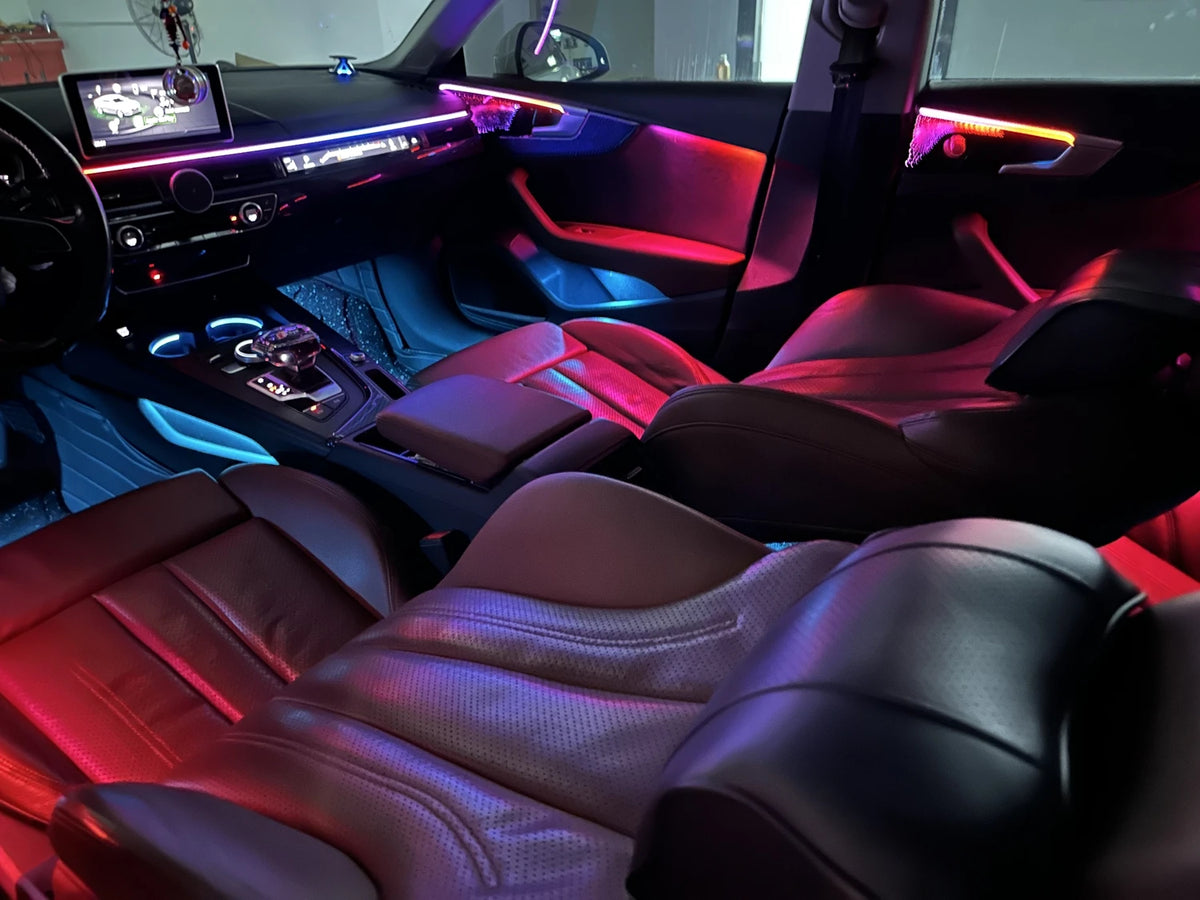 For Audi A4 A5 B9 2017-2024 Dynamic Colors Ambient Interior
