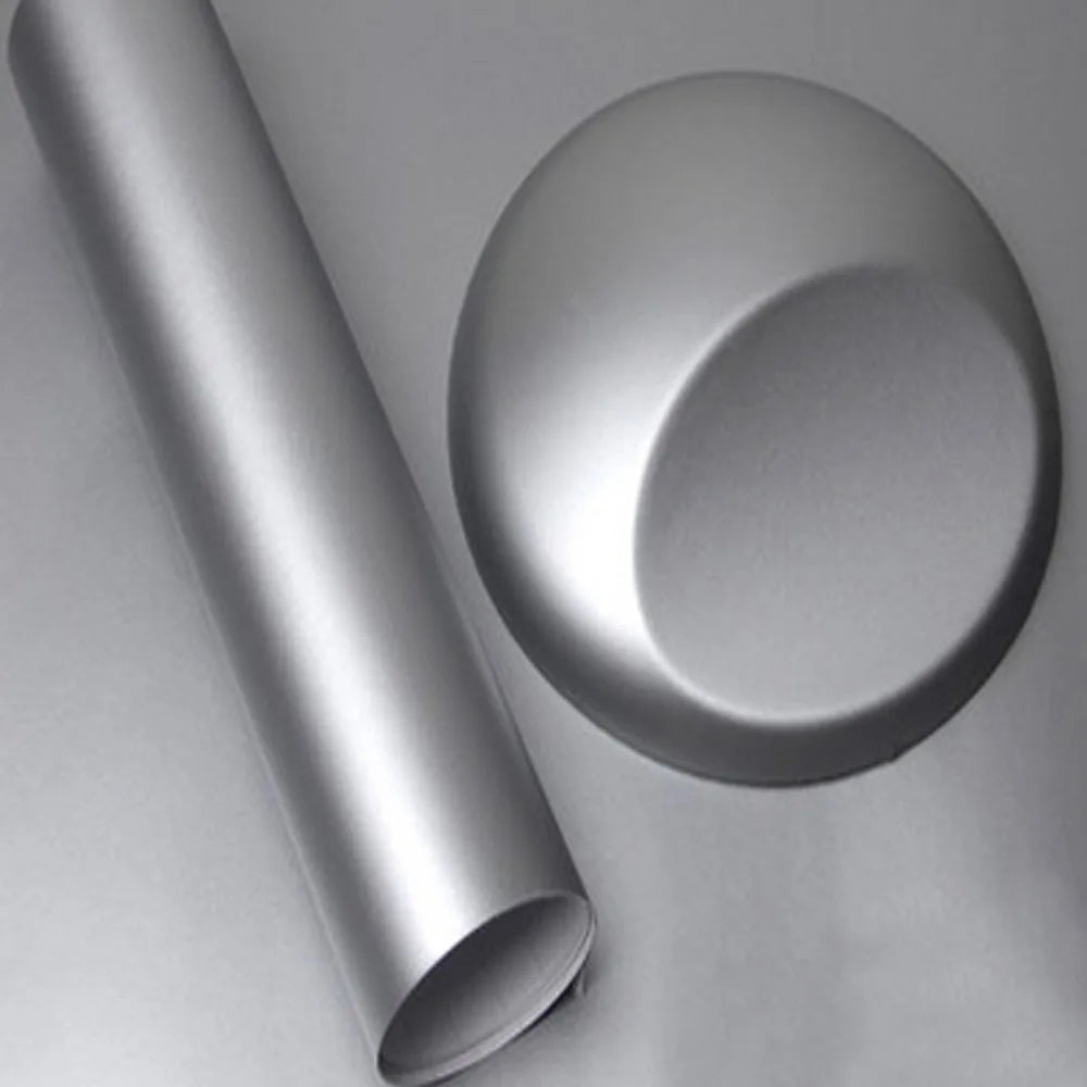 Premium Matt Silver Matte Body Sticker Decal Self Adhesive
