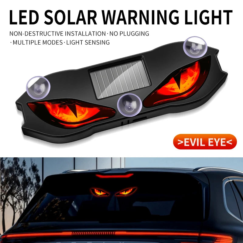Solar Powered Neon Halloween Cool Devil S Eye Ambient