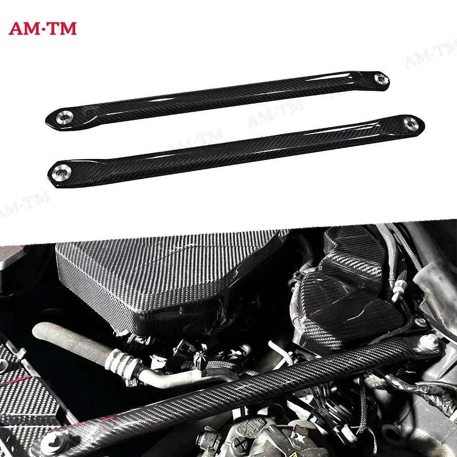 For BMW 4 Series G22 G23 Dry Carbon Fiber Engine Strut Bar Brace
