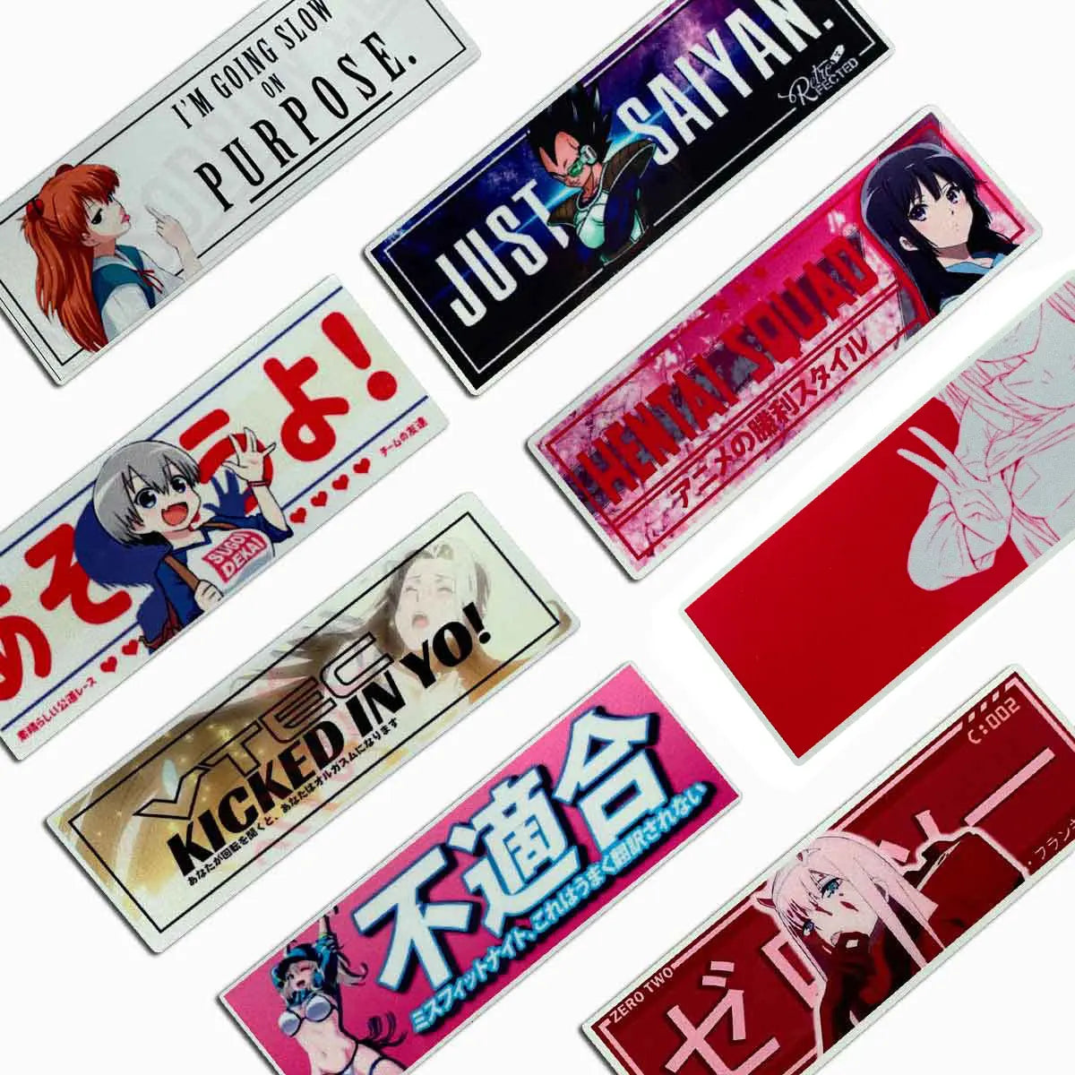 For BMW Audi Peugeot Volkswagen Jdm Anime Girl Sticker