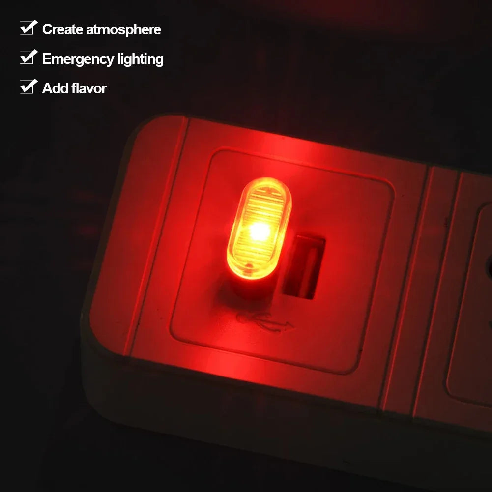 USB Colorful Interior Atmosphere Emergency Lighting