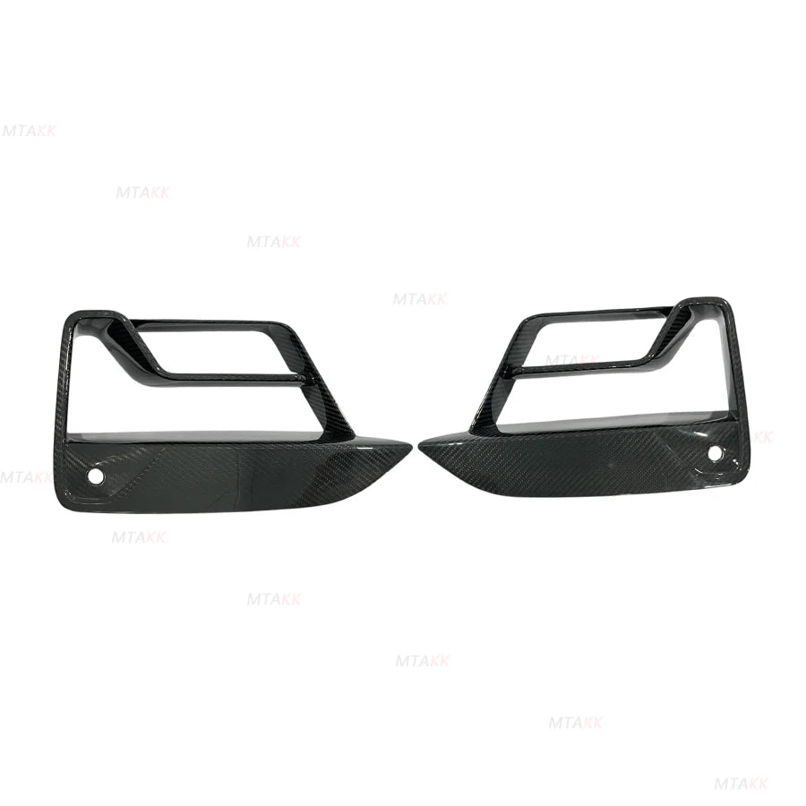 For BMW F90 M5 Lci 2021+ Dry Carbon Front Bumper Air Vent Cover