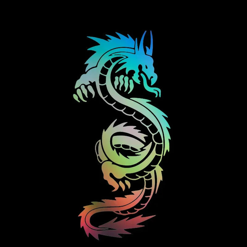 Sticker Mythical Animals Dragon Decor Creative Trunk Waterproof