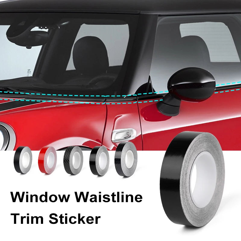 For MINI Cooper R53 R55 R56 Window Trim Vinyl Film Door