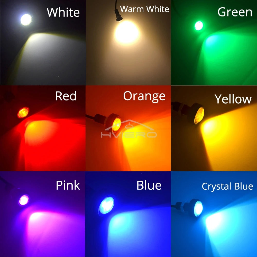 10X White Red Blue 23MM Eagle Eye Daytime Running