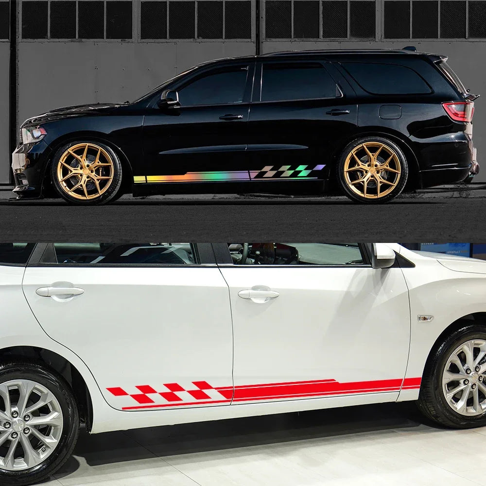 For Audi BMW Renault Volkswagen Peugeot Door Side Sticker Racing