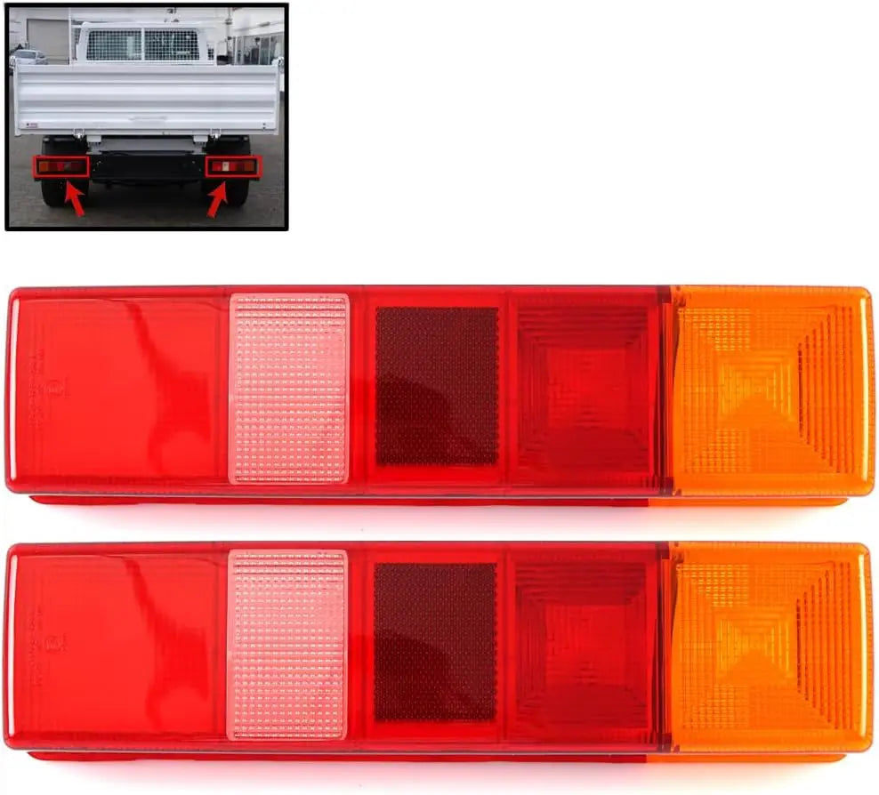 For Ford Transit Tipper Pickup 2PCS Rear Tail Lens Back Truck