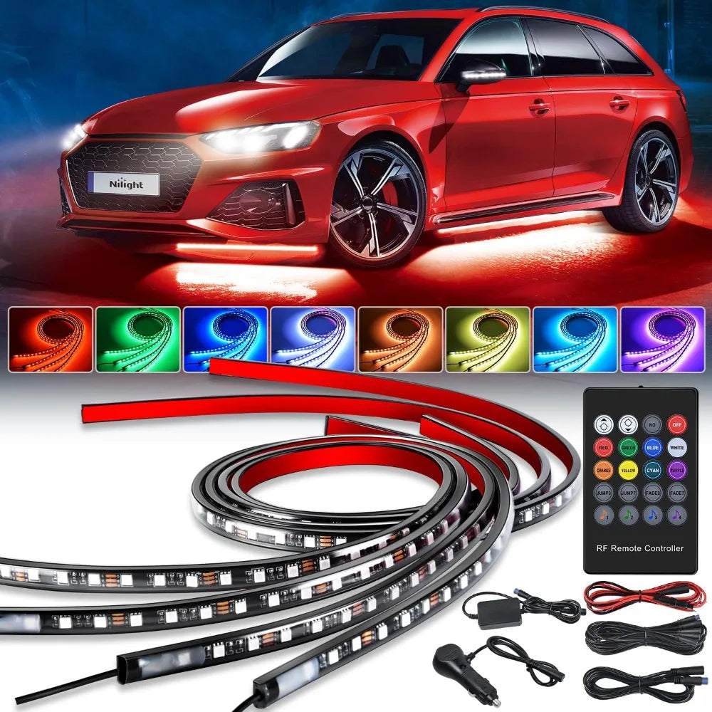 Underglow Neon Accent Strip Atmosphere APP Remote Control RGB