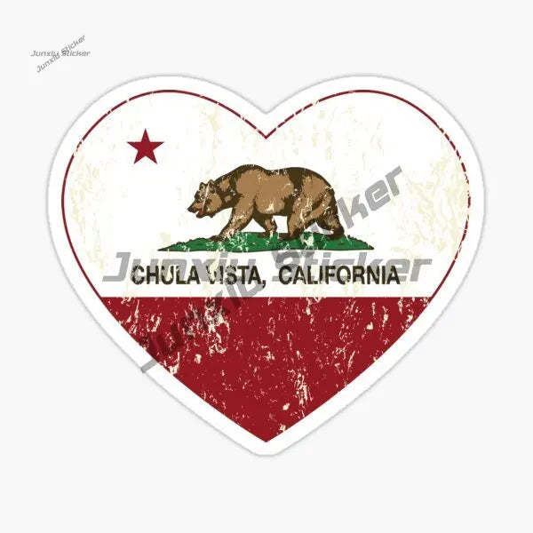 For Gtr Evo Decor Decal California Republic Bear Flag Sticker