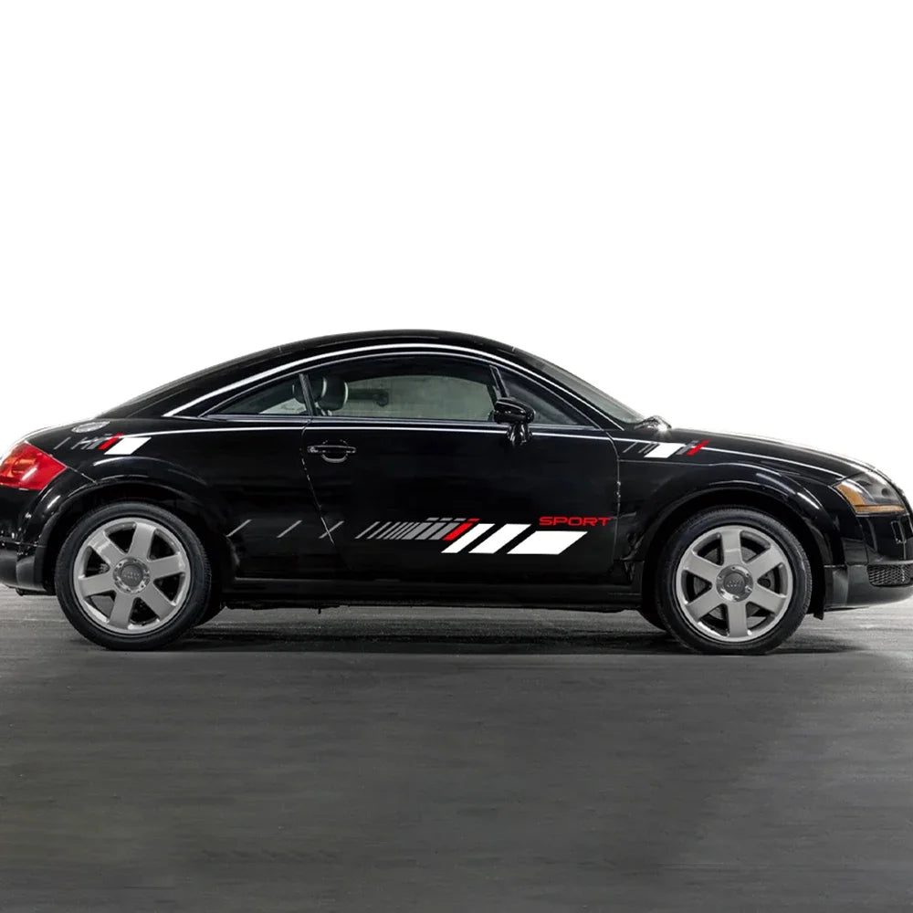 For Audi Tt 8N MK1 MK2 Side Door Sticker Trims Vinyl Decals